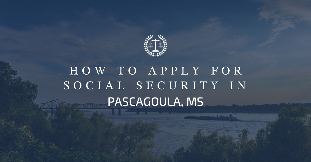 How to apply for social security in Pascagoula, MS